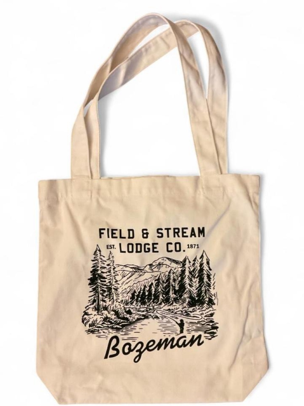 NWOT Field & Stream Canvas Graphic Tote